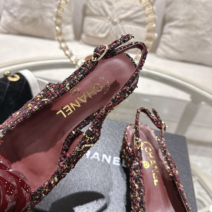 最高級シャネルスーパーコピー CHANEL 45mm カメリア ポインテッドトゥ サンダル ベルベット 2628381 シャネル 一 番安い商品 - 画像 (6)