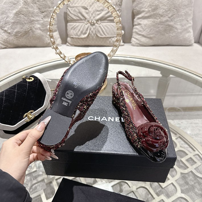 最高級シャネルスーパーコピー CHANEL 45mm カメリア ポインテッドトゥ サンダル ベルベット 2628381 シャネル 一 番安い商品 - 画像 (4)