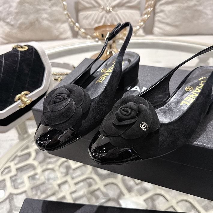 最高級シャネルスーパーコピー CHANEL 45mm カメリア ポインテッドトゥ サンダル ベルベット 2628382 サンダル 激安 レディース 送料無料 - 画像 (6)