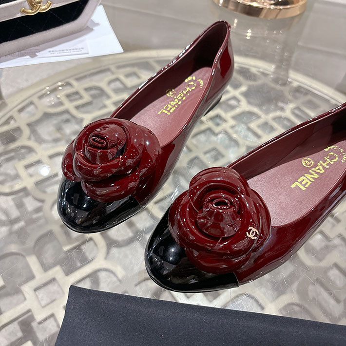 最高級シャネルスーパーコピー CHANEL 45mm 大人気バレリーナ フラットシューズ ワインレッド 2628394 シャネル パンプス 定番 - 画像 (7)