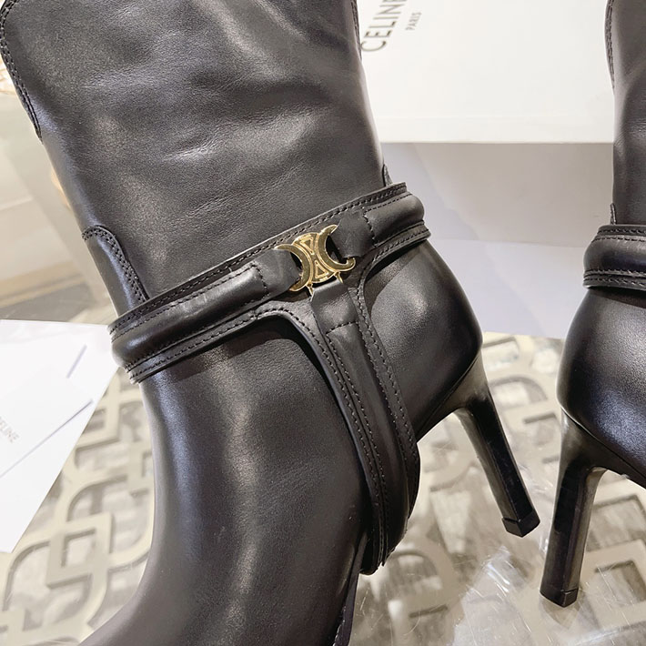最高級セリーヌスーパーコピー CELINE TRIOMPHE チャーム ヴェルヌーイ トハーネス ローブーツ 2628401 レディース セリーヌ ブーツ - 画像 (6)