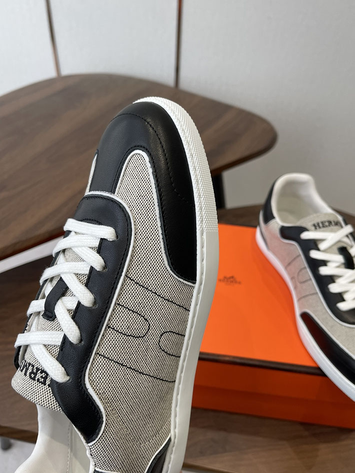 メンズ・レディース兼用 エルメス HERMES Match sneaker スニーカー マッチ ブラック 2628423 エルメス スニーカー メンズ - 画像 (9)