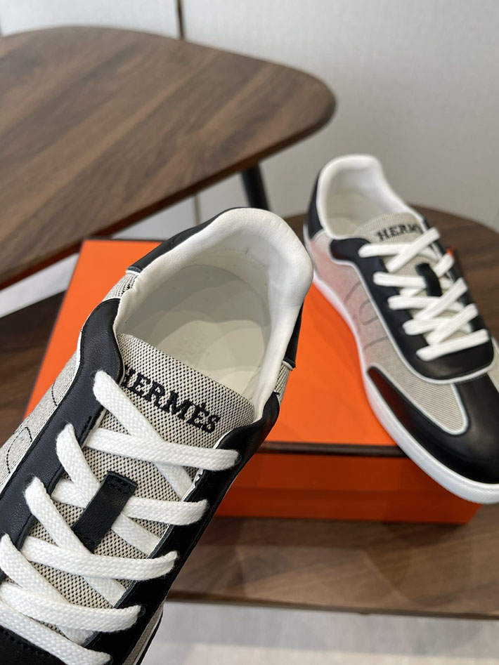 メンズ・レディース兼用 エルメス HERMES Match sneaker スニーカー マッチ ブラック 2628423 エルメス スニーカー メンズ - 画像 (8)