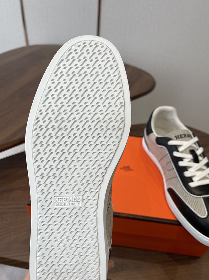 メンズ・レディース兼用 エルメス HERMES Match sneaker スニーカー マッチ ブラック 2628423 エルメス スニーカー メンズ - 画像 (6)