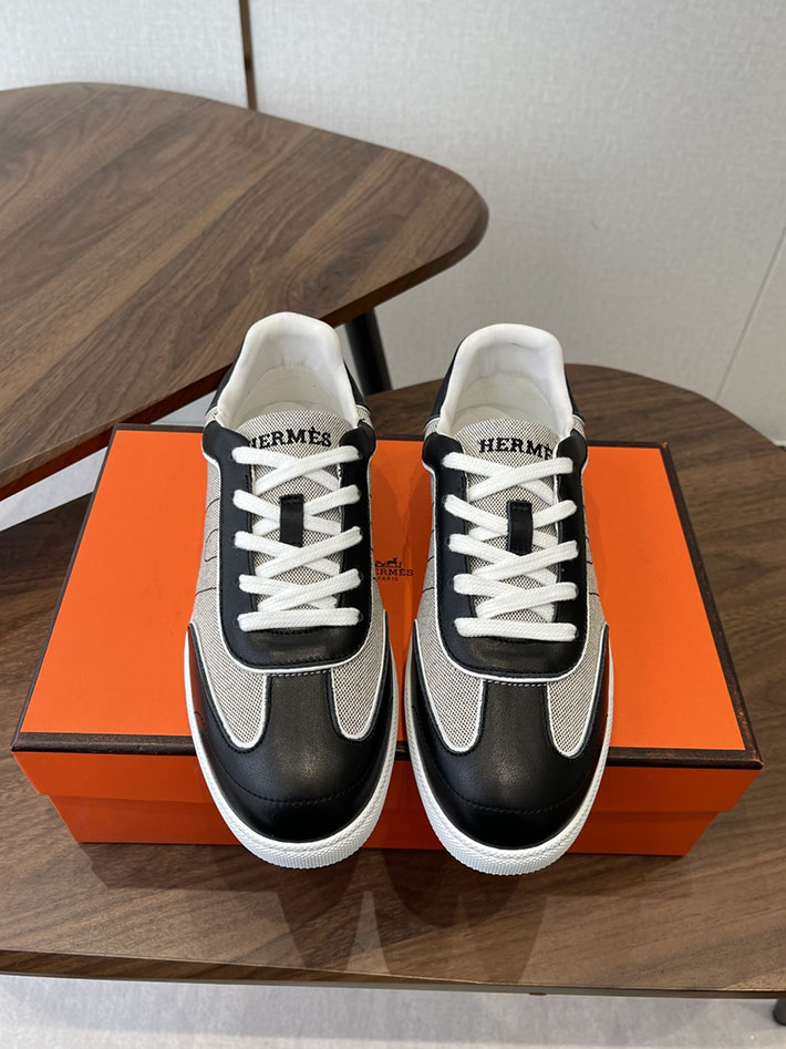メンズ・レディース兼用 エルメス HERMES Match sneaker スニーカー マッチ ブラック 2628423 エルメス スニーカー メンズ - 画像 (5)
