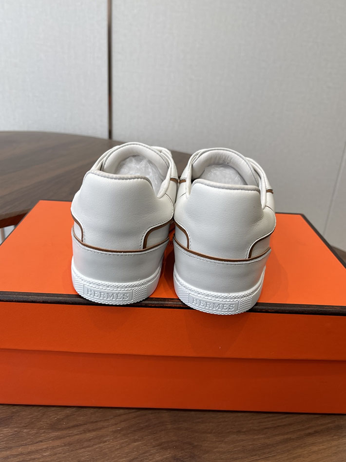 メンズ・レディース兼用 エルメス HERMES Match sneaker スニーカー マッチ ホワイト 2628424 エルメス スニーカー レディース - 画像 (7)