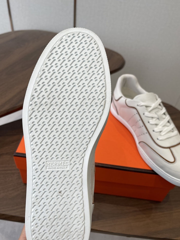 メンズ・レディース兼用 エルメス HERMES Match sneaker スニーカー マッチ ホワイト 2628424 エルメス スニーカー レディース - 画像 (6)
