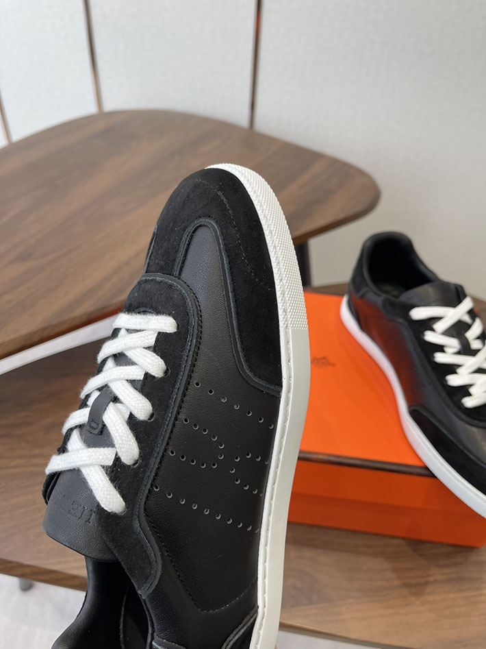 メンズ・レディース兼用 エルメス HERMES Match sneaker スニーカー マッチ ブラック 2628425 エルメス スニーカー 人気 - 画像 (9)