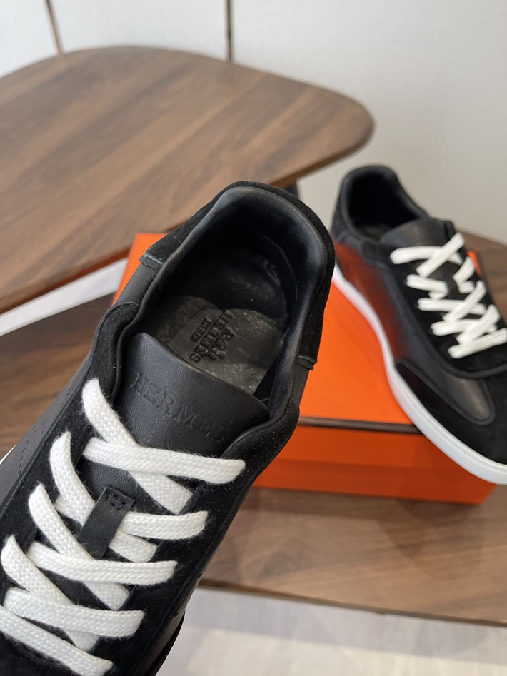 メンズ・レディース兼用 エルメス HERMES Match sneaker スニーカー マッチ ブラック 2628425 エルメス スニーカー 人気 - 画像 (8)