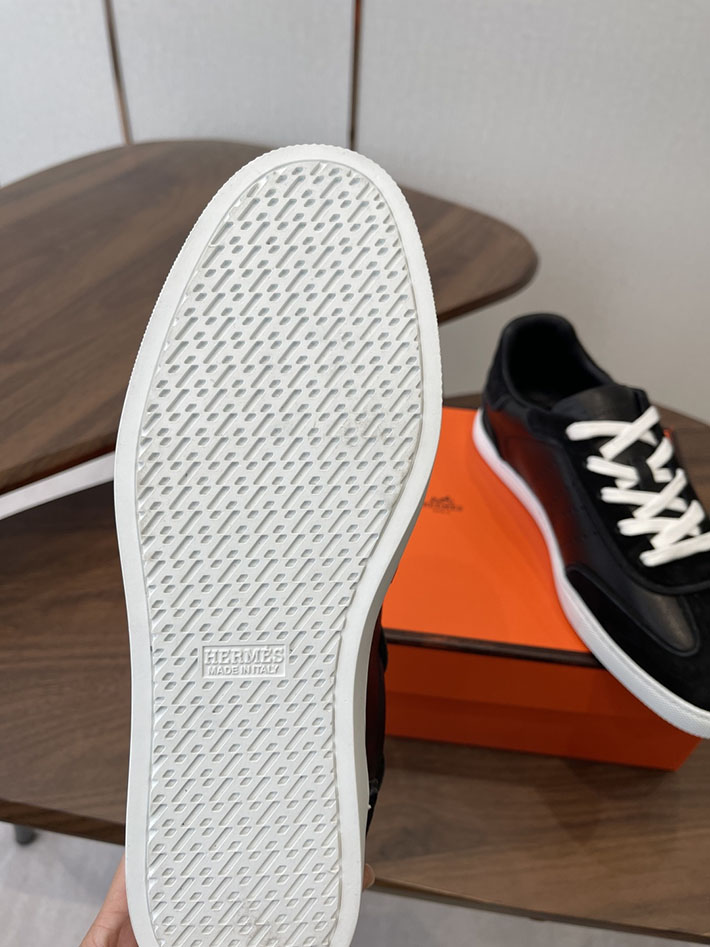 メンズ・レディース兼用 エルメス HERMES Match sneaker スニーカー マッチ ブラック 2628425 エルメス スニーカー 人気 - 画像 (6)