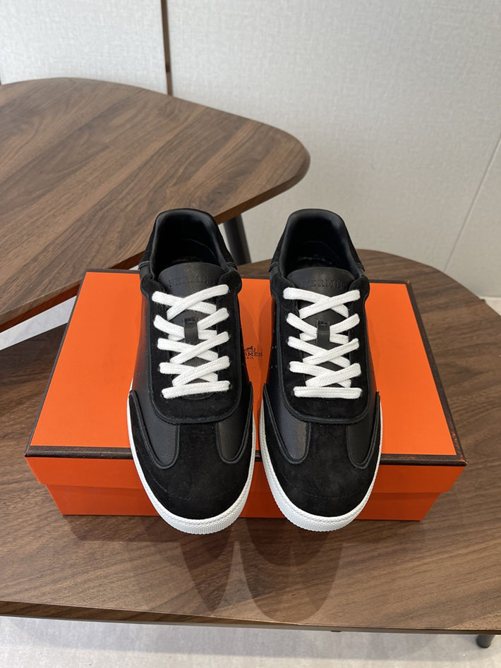 メンズ・レディース兼用 エルメス HERMES Match sneaker スニーカー マッチ ブラック 2628425 エルメス スニーカー 人気 - 画像 (5)