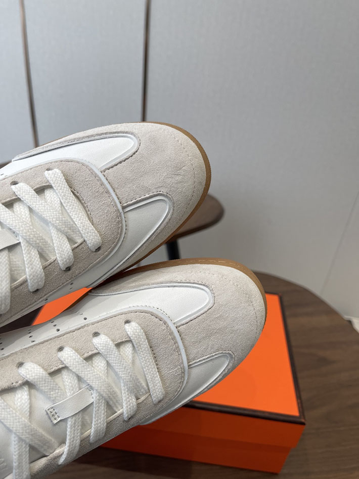 メンズ・レディース兼用 エルメス HERMES Match sneaker スニーカー マッチ ホワイト 2628426 エルメス スニーカー バウンシング - 画像 (9)
