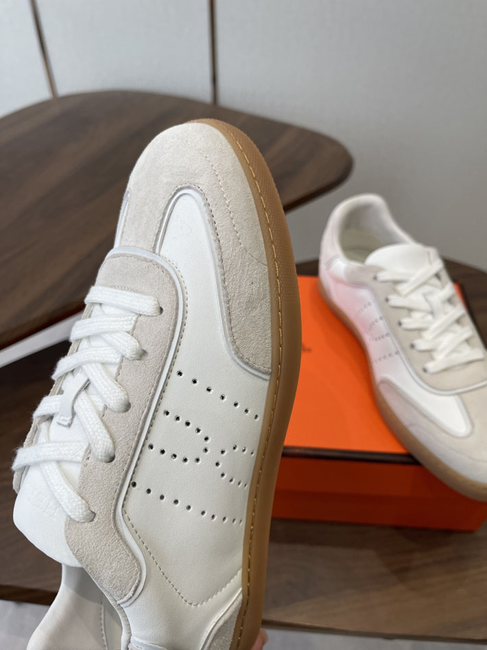 メンズ・レディース兼用 エルメス HERMES Match sneaker スニーカー マッチ ホワイト 2628426 エルメス スニーカー バウンシング - 画像 (8)
