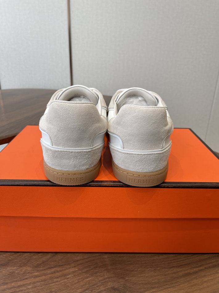 メンズ・レディース兼用 エルメス HERMES Match sneaker スニーカー マッチ ホワイト 2628426 エルメス スニーカー バウンシング - 画像 (6)