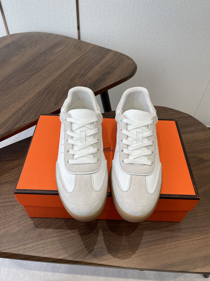 メンズ・レディース兼用 エルメス HERMES Match sneaker スニーカー マッチ ホワイト 2628426 エルメス スニーカー バウンシング - 画像 (5)
