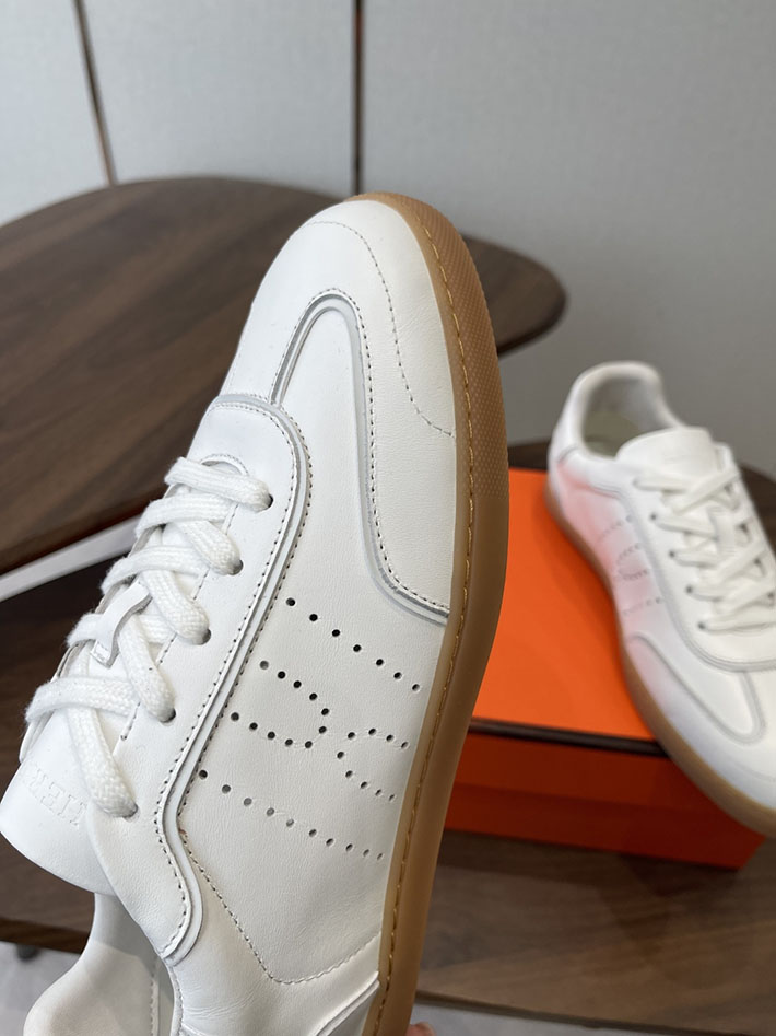 メンズ・レディース兼用 エルメス HERMES Match sneaker スニーカー マッチ ホワイト 2628428 エルメス スニーカー レディース 人気 - 画像 (9)