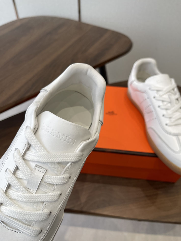 メンズ・レディース兼用 エルメス HERMES Match sneaker スニーカー マッチ ホワイト 2628428 エルメス スニーカー レディース 人気 - 画像 (8)