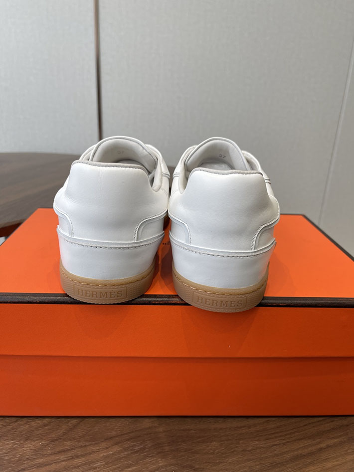 メンズ・レディース兼用 エルメス HERMES Match sneaker スニーカー マッチ ホワイト 2628428 エルメス スニーカー レディース 人気 - 画像 (7)