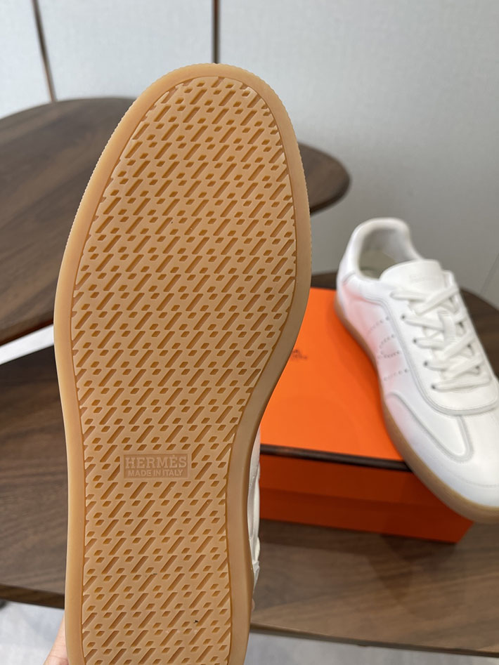 メンズ・レディース兼用 エルメス HERMES Match sneaker スニーカー マッチ ホワイト 2628428 エルメス スニーカー レディース 人気 - 画像 (6)