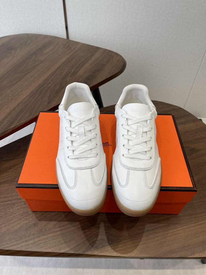 メンズ・レディース兼用 エルメス HERMES Match sneaker スニーカー マッチ ホワイト 2628428 エルメス スニーカー レディース 人気 - 画像 (5)