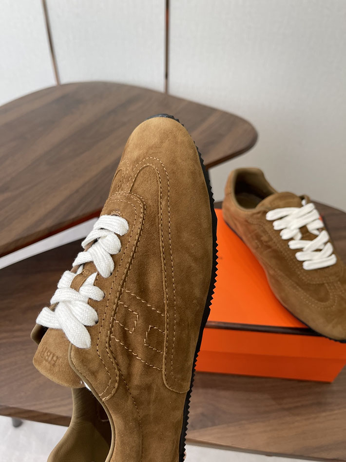 メンズ・レディース兼用 エルメス HERMES Match sneaker スニーカー マッチ ブラウン 2628429 エルメス スニーカー 新作 - 画像 (8)