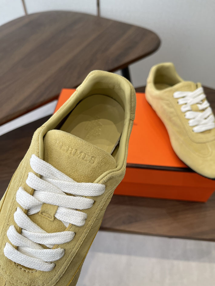 メンズ・レディース兼用 エルメス HERMES Match sneaker スニーカー マッチ イエロー 2628430 エルメス スニーカー レディース デイ - 画像 (7)
