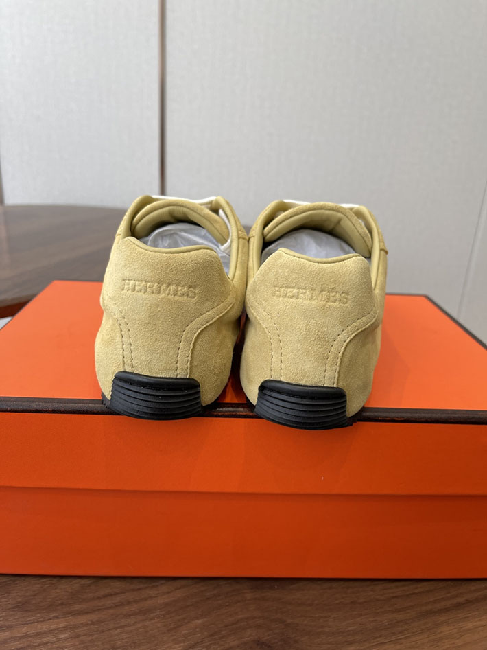 メンズ・レディース兼用 エルメス HERMES Match sneaker スニーカー マッチ イエロー 2628430 エルメス スニーカー レディース デイ - 画像 (6)