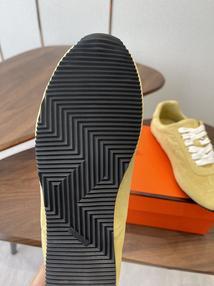 メンズ・レディース兼用 エルメス HERMES Match sneaker スニーカー マッチ イエロー 2628430 エルメス スニーカー レディース デイ - 画像 (5)