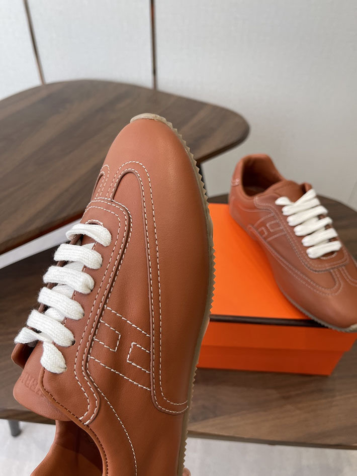 メンズ・レディース兼用 エルメス HERMES Match sneaker スニーカー マッチ ブラウン 2628431 エルメス スニーカー メンズ 新作 - 画像 (9)