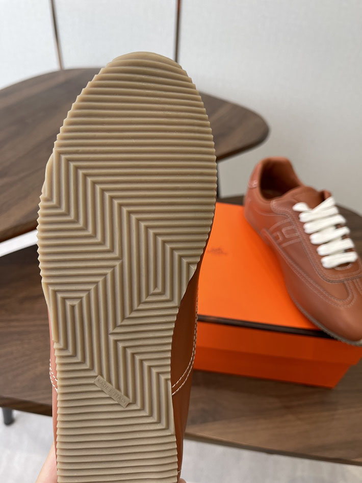 メンズ・レディース兼用 エルメス HERMES Match sneaker スニーカー マッチ ブラウン 2628431 エルメス スニーカー メンズ 新作 - 画像 (6)