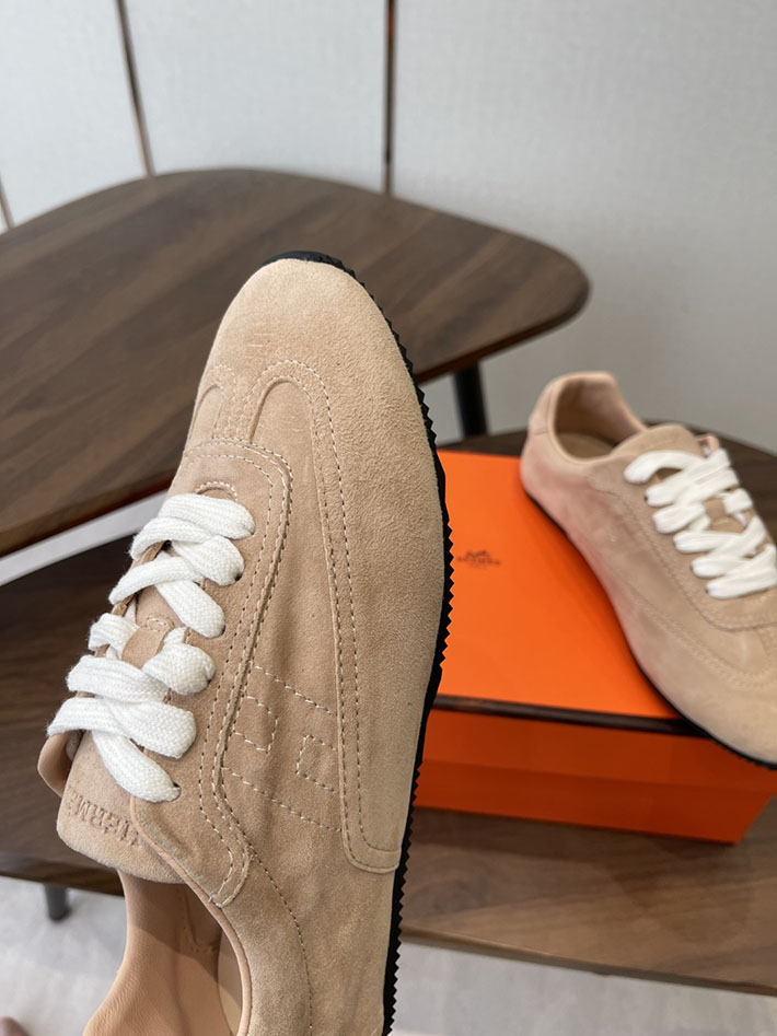 メンズ・レディース兼用 エルメス HERMES Match sneaker スニーカー マッチ ベージュ 2628433 エルメス 靴 レディース - 画像 (9)