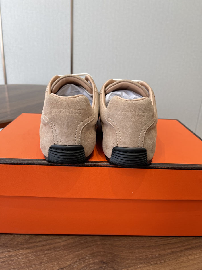 メンズ・レディース兼用 エルメス HERMES Match sneaker スニーカー マッチ ベージュ 2628433 エルメス 靴 レディース - 画像 (7)