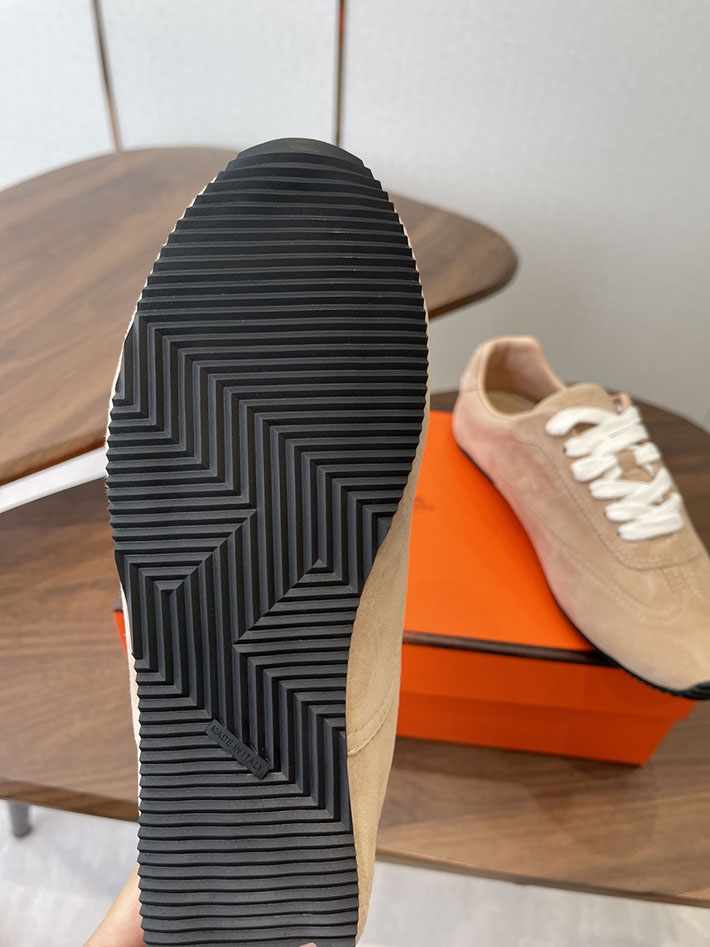 メンズ・レディース兼用 エルメス HERMES Match sneaker スニーカー マッチ ベージュ 2628433 エルメス 靴 レディース - 画像 (6)