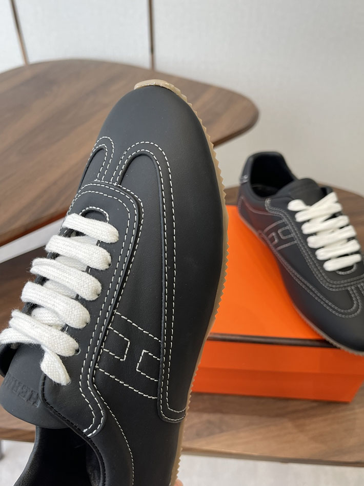 メンズ・レディース兼用 エルメス HERMES Match sneaker スニーカー マッチ ブラック 2628434 エルメス スニーカー 口コミ - 画像 (9)