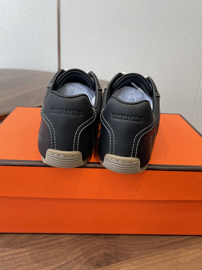 メンズ・レディース兼用 エルメス HERMES Match sneaker スニーカー マッチ ブラック 2628434 エルメス スニーカー 口コミ - 画像 (7)