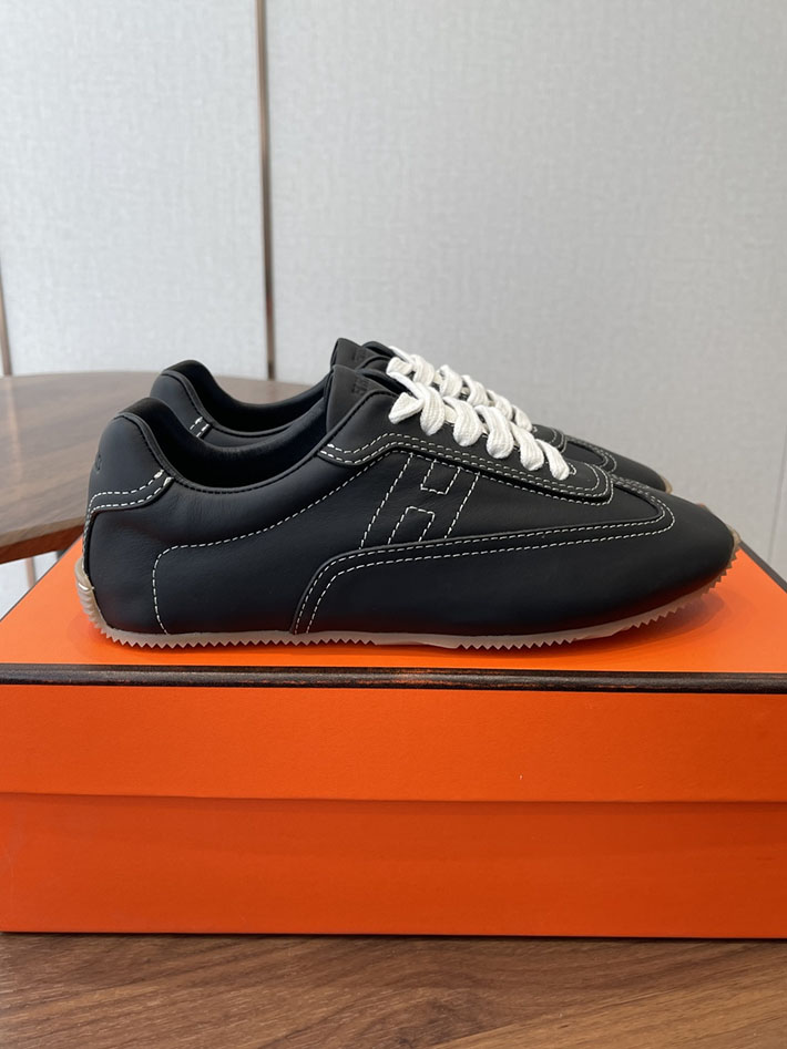 メンズ・レディース兼用 エルメス HERMES Match sneaker スニーカー マッチ ブラック 2628434 エルメス スニーカー 口コミ - 画像 (4)