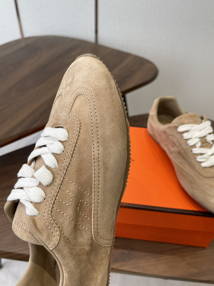 メンズ・レディース兼用 エルメス HERMES Match sneaker スニーカー マッチ ブラウン 2628435 エルメス 靴 スニーカー - 画像 (9)