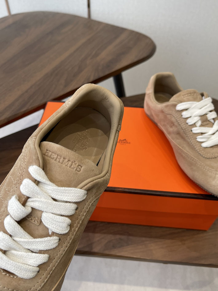 メンズ・レディース兼用 エルメス HERMES Match sneaker スニーカー マッチ ブラウン 2628435 エルメス 靴 スニーカー - 画像 (8)