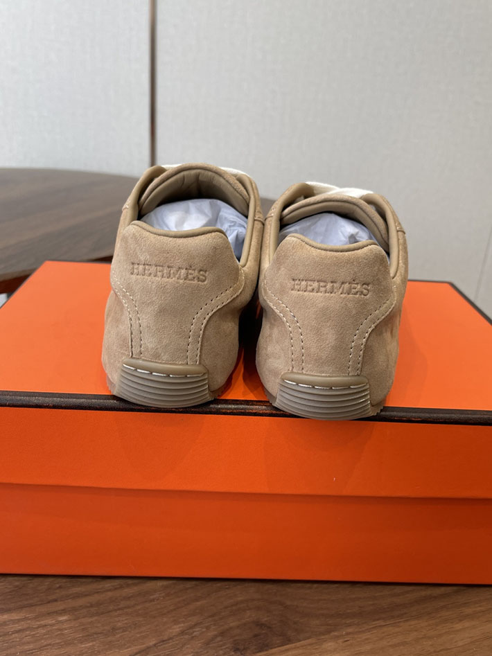 メンズ・レディース兼用 エルメス HERMES Match sneaker スニーカー マッチ ブラウン 2628435 エルメス 靴 スニーカー - 画像 (7)