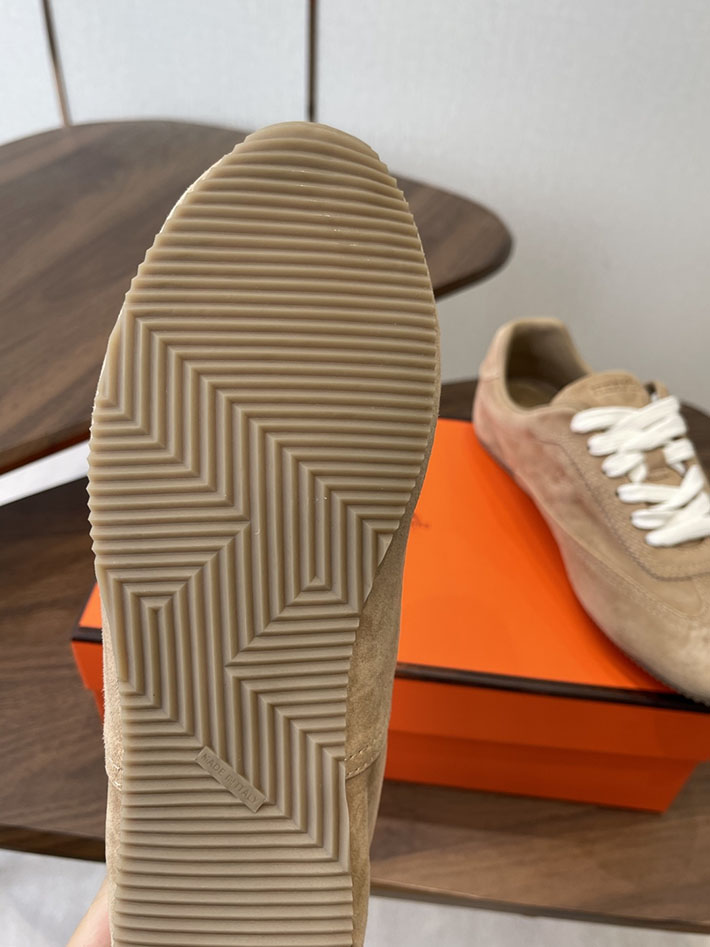メンズ・レディース兼用 エルメス HERMES Match sneaker スニーカー マッチ ブラウン 2628435 エルメス 靴 スニーカー - 画像 (6)