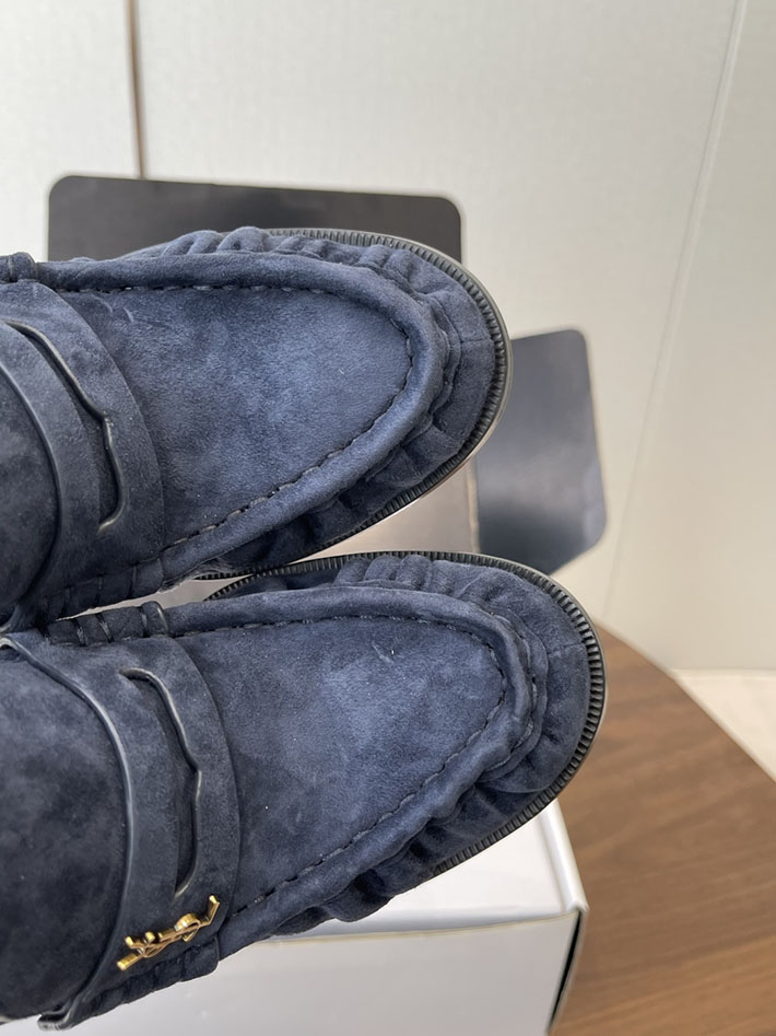 最高級サンローランスーパーコピー Saint Laurent 10cm ル ローファー パンプス イールスキン 2628438 サン ローラン ローファー コーデ - 画像 (9)