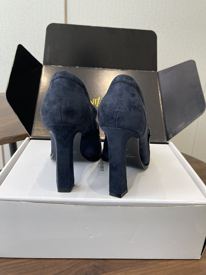 最高級サンローランスーパーコピー Saint Laurent 10cm ル ローファー パンプス イールスキン 2628438 サン ローラン ローファー コーデ - 画像 (6)