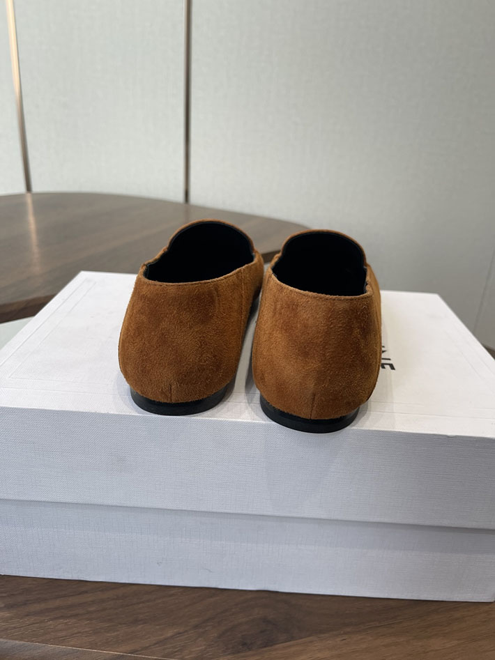 レディース 最高級セリーヌスーパーコピー CELINE オーラ ローファー ゴートスキン ライブラウン 2628453 セリーヌ ローファー トリオンフ - 画像 (7)