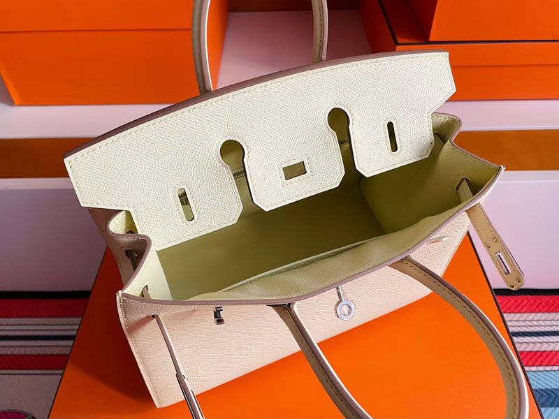 エルメス バーキン25 HERMES バーキン25 セリエ ジョーヌミルトン ヴォーエプソン シルバー金具 2627817 エルメス 新作バッグ - 画像 (7)