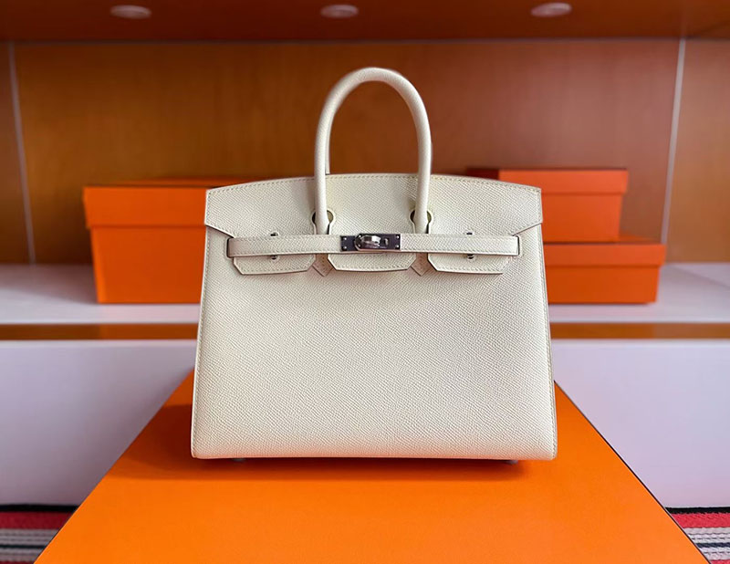 エルメス バーキン25 HERMES バーキン25 セリエ ジョーヌミルトン ヴォーエプソン シルバー金具 2627817 エルメス 新作バッグ - 画像 (6)