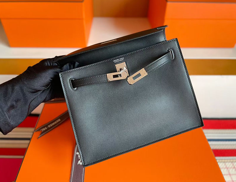 エルメス ケリーダンス HERMES ケリーダンス2 黒 ブラック スイフト シルバー金具 2627818 エルメス 新作バッグ - 画像 (5)