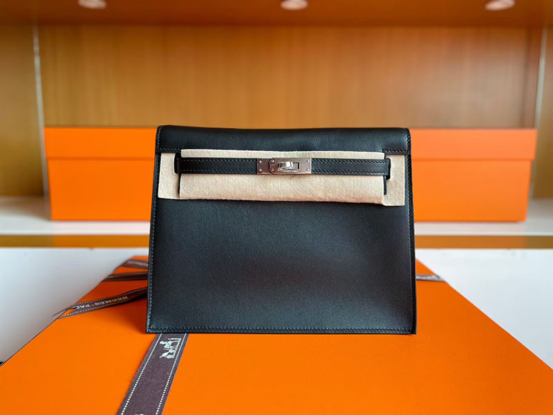 エルメス ケリーダンス HERMES ケリーダンス2 黒 ブラック スイフト シルバー金具 2627818 エルメス 新作バッグ - 画像 (3)