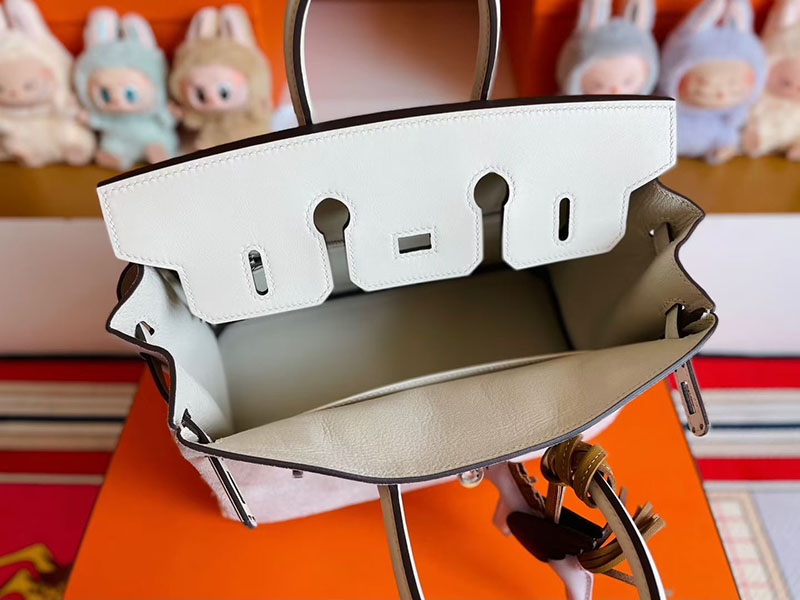 エルメス バーキン25 HERMES バーキン25 クレ スイフト ヴォー・グリズリー シルバー金具 2627825 エルメス 新作バッグ - 画像 (9)