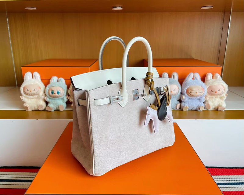 エルメス バーキン25 HERMES バーキン25 クレ スイフト ヴォー・グリズリー シルバー金具 2627825 エルメス 新作バッグ - 画像 (4)