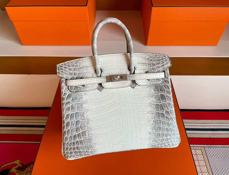 バーキン ヒマラヤ 定価 HERMES バーキン25 ヒマラヤ クロコダイル ニロティカスマット シルバー金具 2627832 エルメス 新作バッグ - 画像 (3)